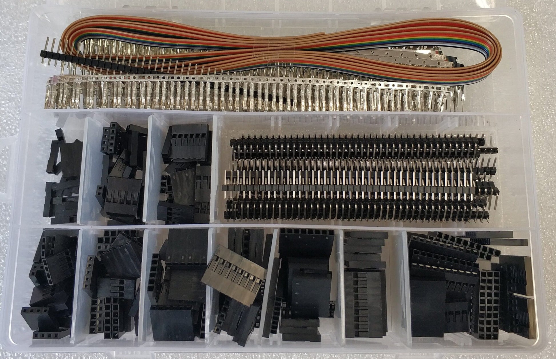 635Pcs/box Pin Headers, Male and Female Connector Kit - Electromann SA