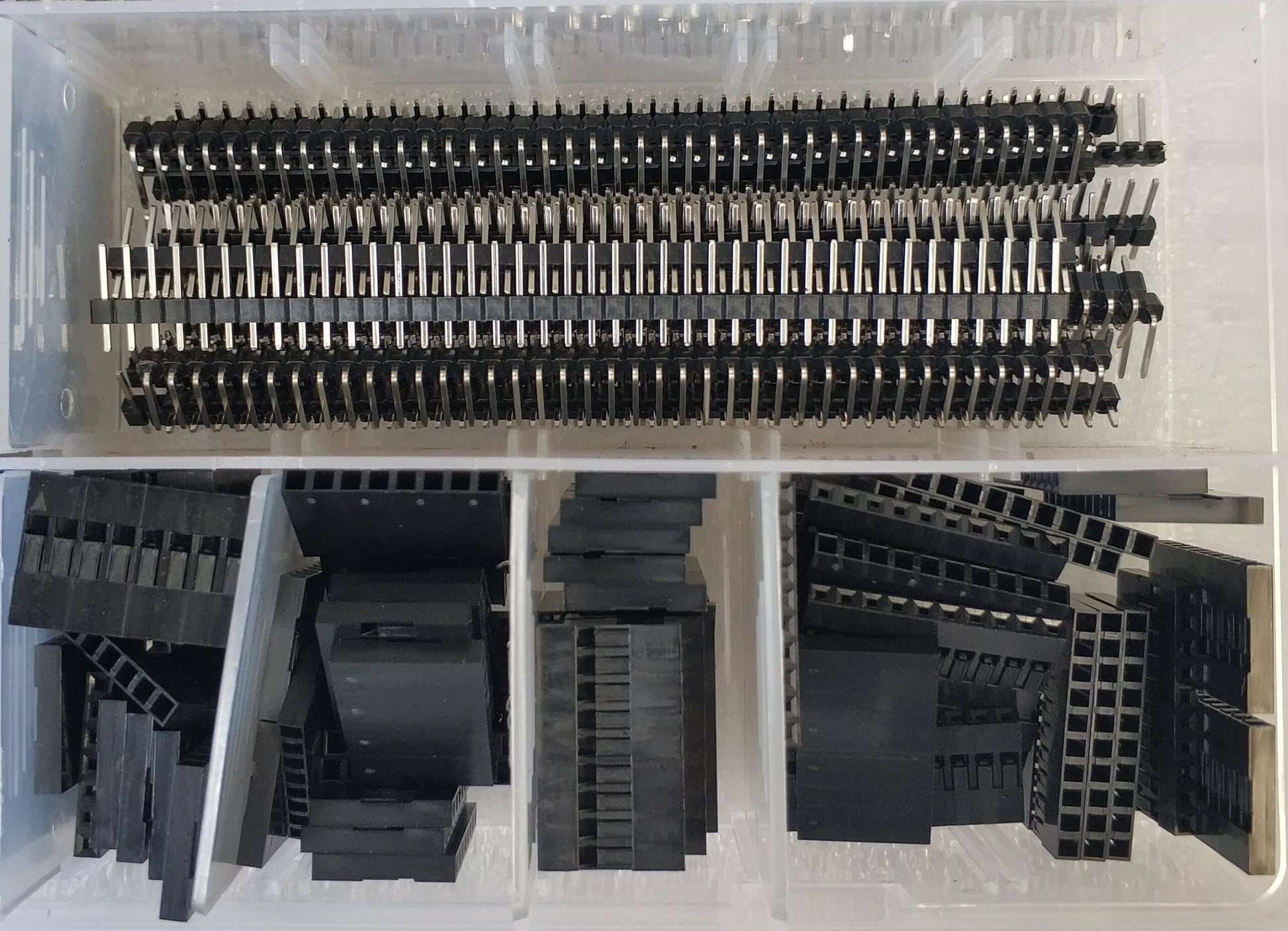 635Pcs/box Pin Headers, Male and Female Connector Kit - Electromann SA