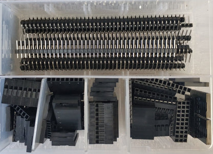 635Pcs/box Pin Headers, Male and Female Connector Kit - Electromann SA