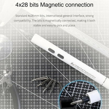 Cordless Electric Power Screwdriver Rechargeable Lithium Precision Steel Bits Repair Tools - Electromann SA