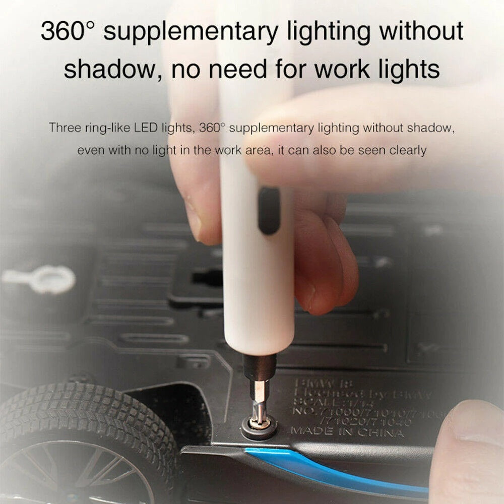 Cordless Electric Power Screwdriver Rechargeable Lithium Precision Steel Bits Repair Tools - Electromann SA