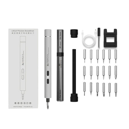 Cordless Electric Power Screwdriver Rechargeable Lithium Precision Steel Bits Repair Tools - Electromann SA