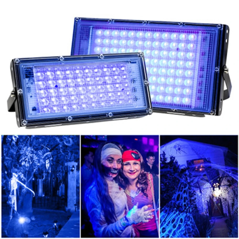 UV Led 100W AC 220V Outdoor Weatherproof IP65 Floodlight - Electromann SA