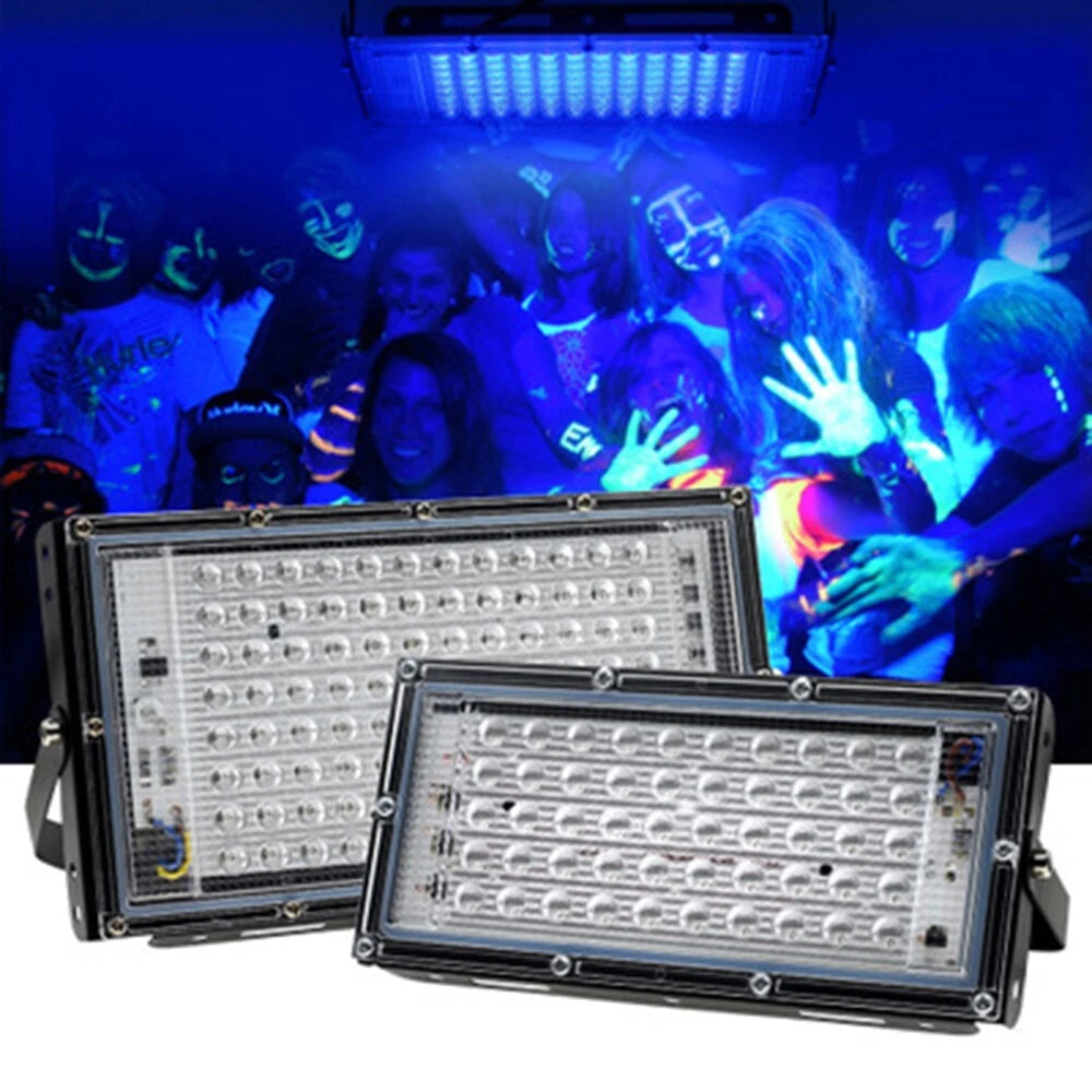 UV Led 100W AC 220V Outdoor Weatherproof IP65 Floodlight - Electromann SA