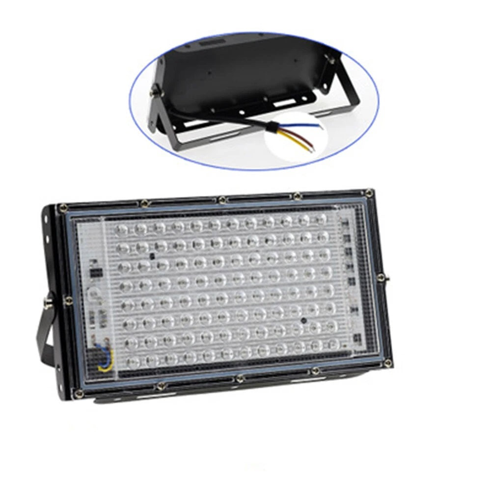 UV Led 100W AC 220V Outdoor Weatherproof IP65 Floodlight - Electromann SA