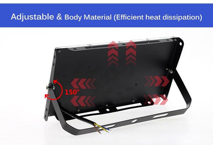 UV Led 100W AC 220V Outdoor Weatherproof IP65 Floodlight - Electromann SA