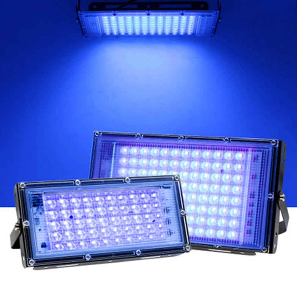 UV Led 100W AC 220V Outdoor Weatherproof IP65 Floodlight - Electromann SA