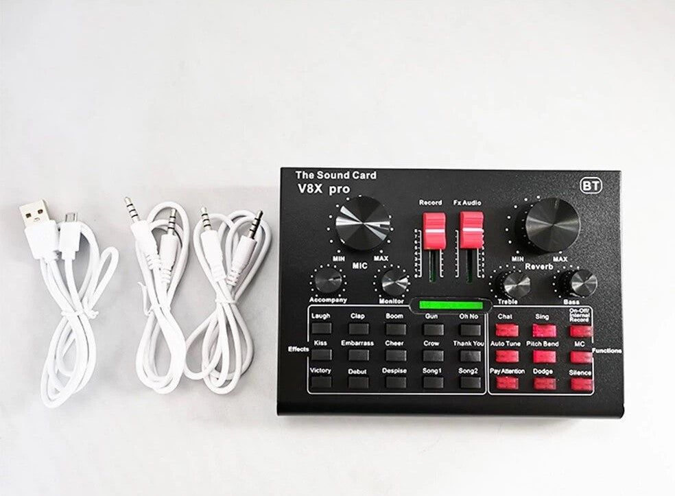 BM800 Condenser Microphone Pro Audio Studio Sound Recording Kit - Professional-Quality Microphone for Clear and Detailed Sound Recording - Electromann SA