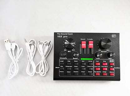 BM800 Condenser Microphone Pro Audio Studio Sound Recording Kit - Professional-Quality Microphone for Clear and Detailed Sound Recording - Electromann SA