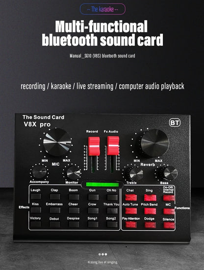 BM800 Condenser Microphone Pro Audio Studio Sound Recording Kit - Professional-Quality Microphone for Clear and Detailed Sound Recording - Electromann SA