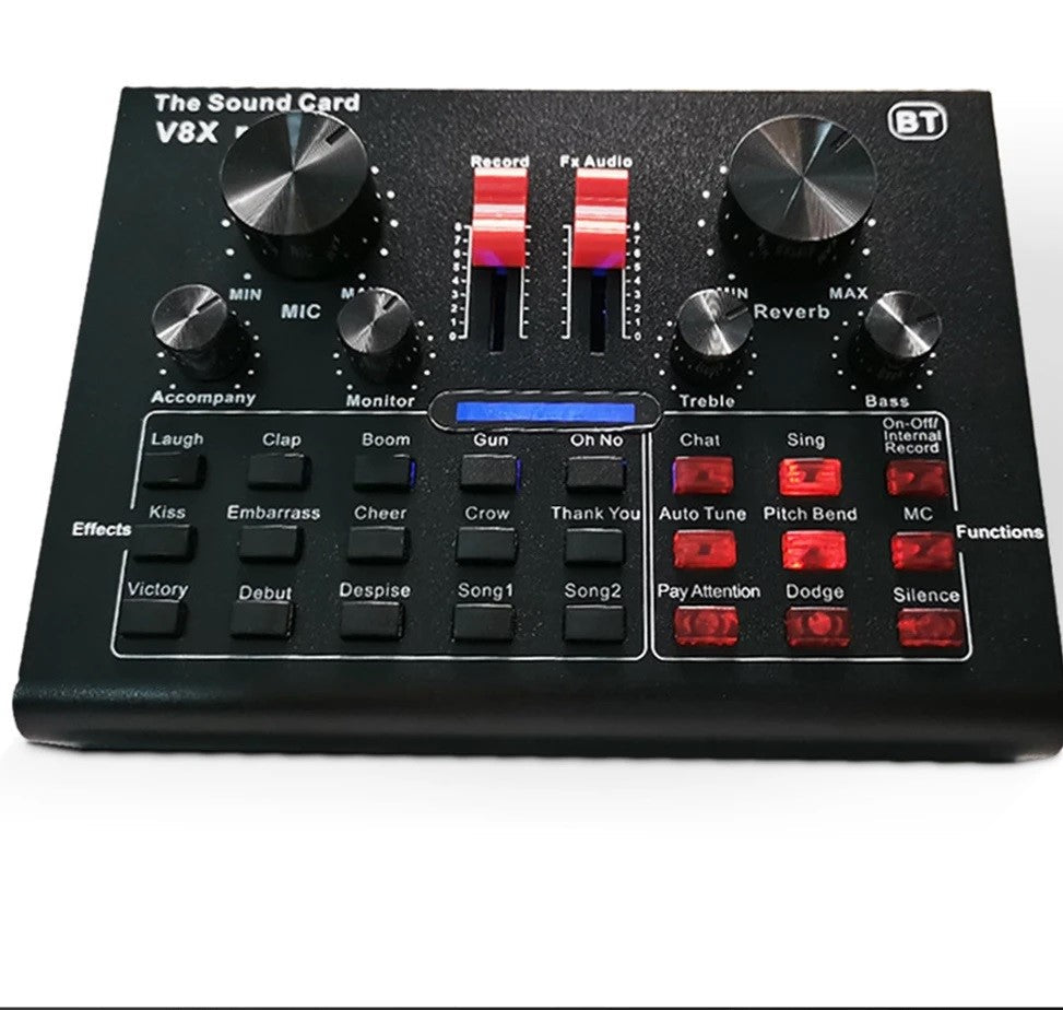 BM800 Condenser Microphone Pro Audio Studio Sound Recording Kit - Professional-Quality Microphone for Clear and Detailed Sound Recording - Electromann SA