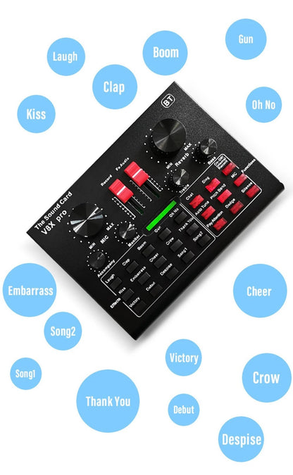 BM800 Condenser Microphone Pro Audio Studio Sound Recording Kit - Professional-Quality Microphone for Clear and Detailed Sound Recording - Electromann SA