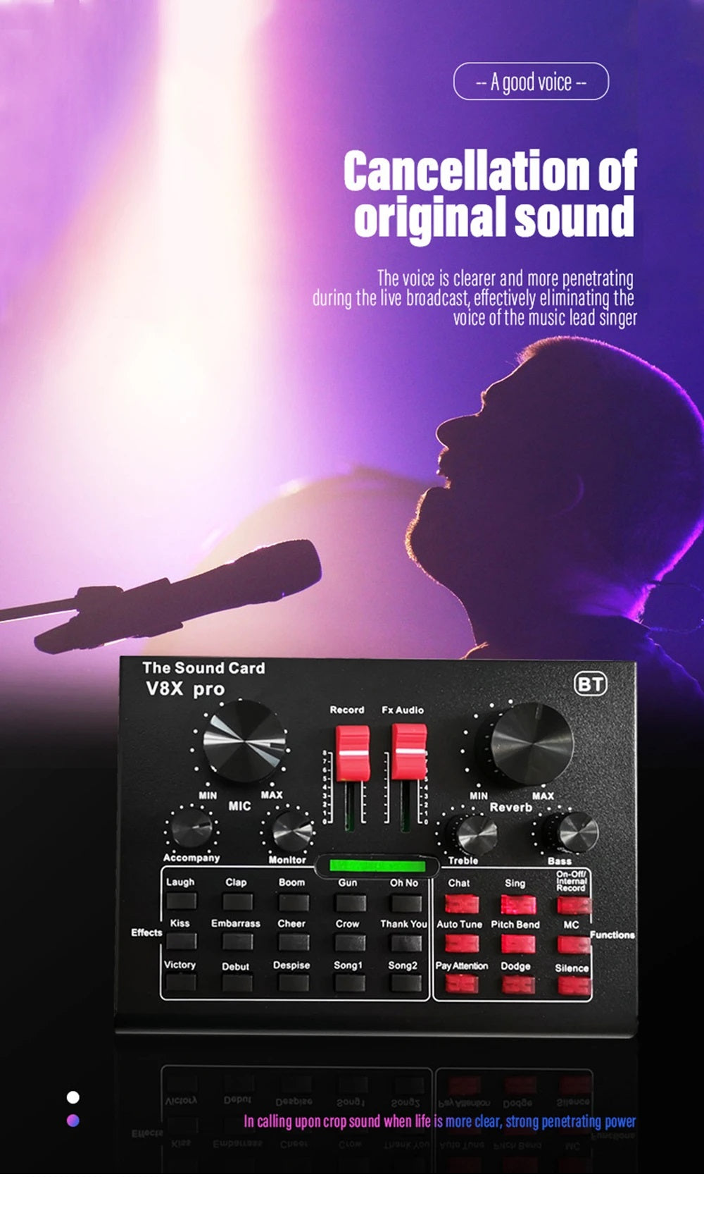 BM800 Condenser Microphone Pro Audio Studio Sound Recording Kit - Professional-Quality Microphone for Clear and Detailed Sound Recording - Electromann SA