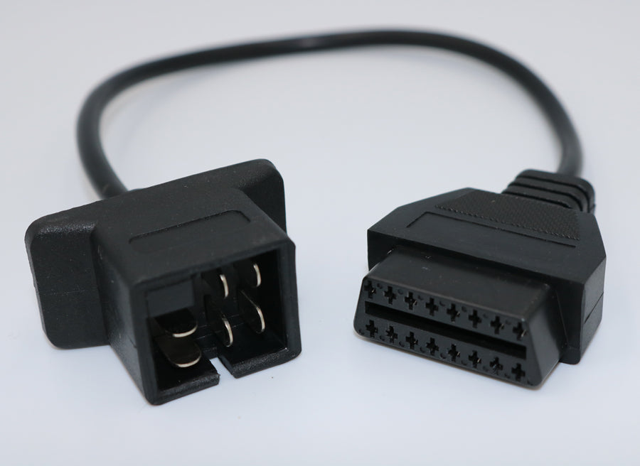 Chrysler 6pin To 16 Pin OBD2 Cable Car Connector - Electromann SA