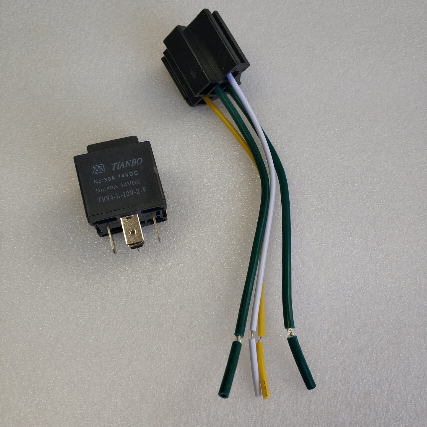 TIANBO Automotive 12v 30Amp Relay - High-Quality and Reliable Relay for Automotive Applications - Electromann SA