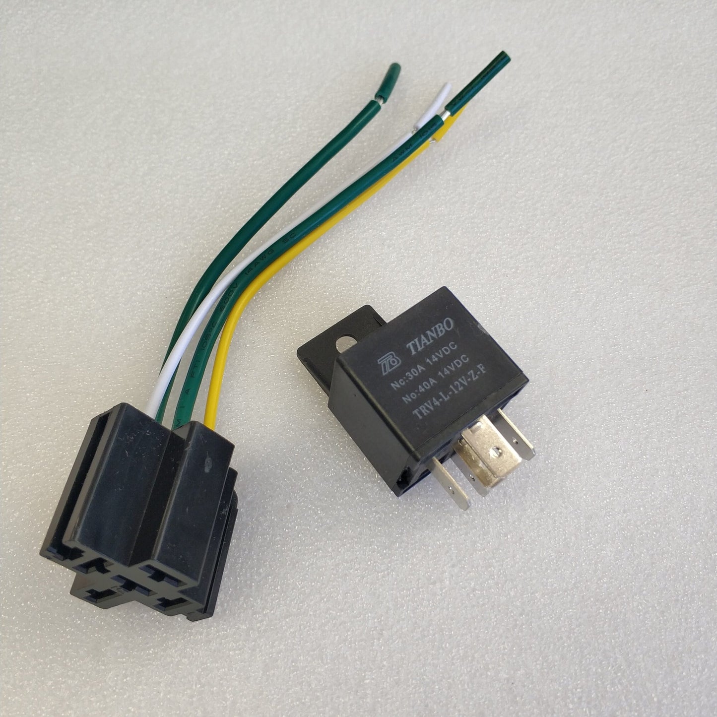 TIANBO Automotive 12v 30Amp Relay - High-Quality and Reliable Relay for Automotive Applications - Electromann SA