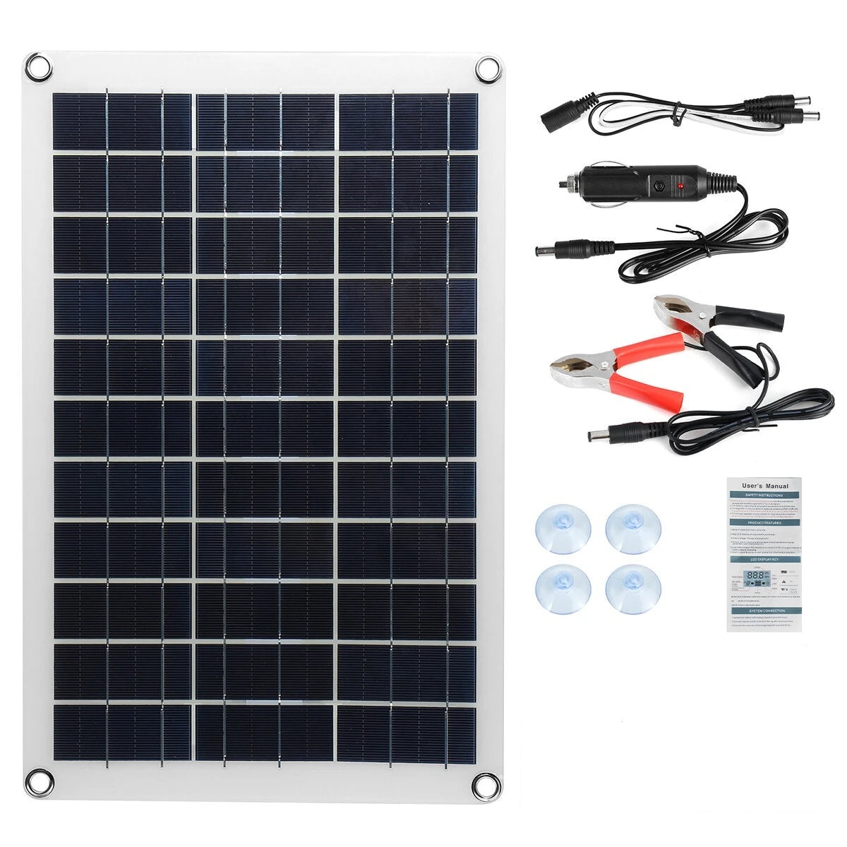 10W Portable Semi Flexible Solar Panel Kit - Reliable Clean Energy on the Go - Electromann SA