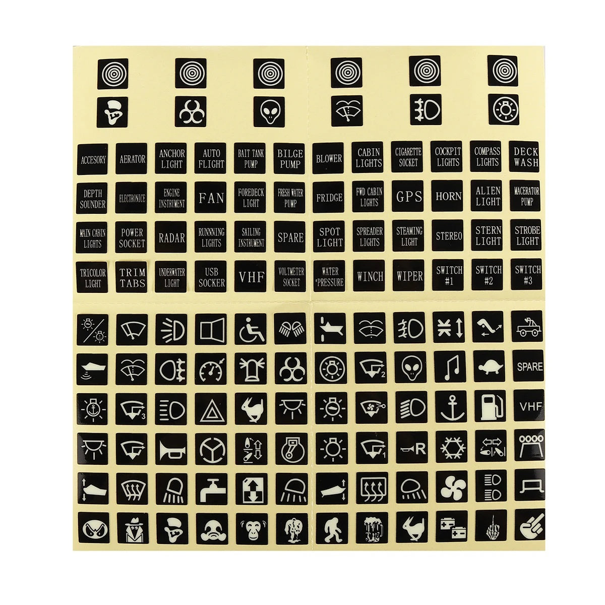 Buy the 6Gang Green Rocker Switch Panel - Control Multiple Devices with Ease - Electromann SA