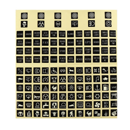 Buy the 6Gang Green Rocker Switch Panel - Control Multiple Devices with Ease - Electromann SA