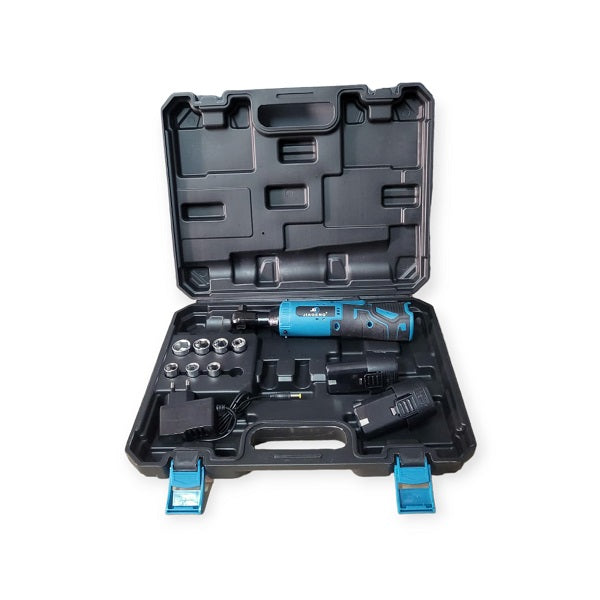 Jiageng JG20375061 Cordless Electric Ratchet Wrench With 2 x 12V 4500mah Battery - Electromann SA