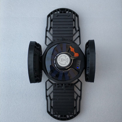 Solar Rechargeable 40W Pure White 104 LED Folding/Deformable Ceiling Light Bulb - Electromann SA