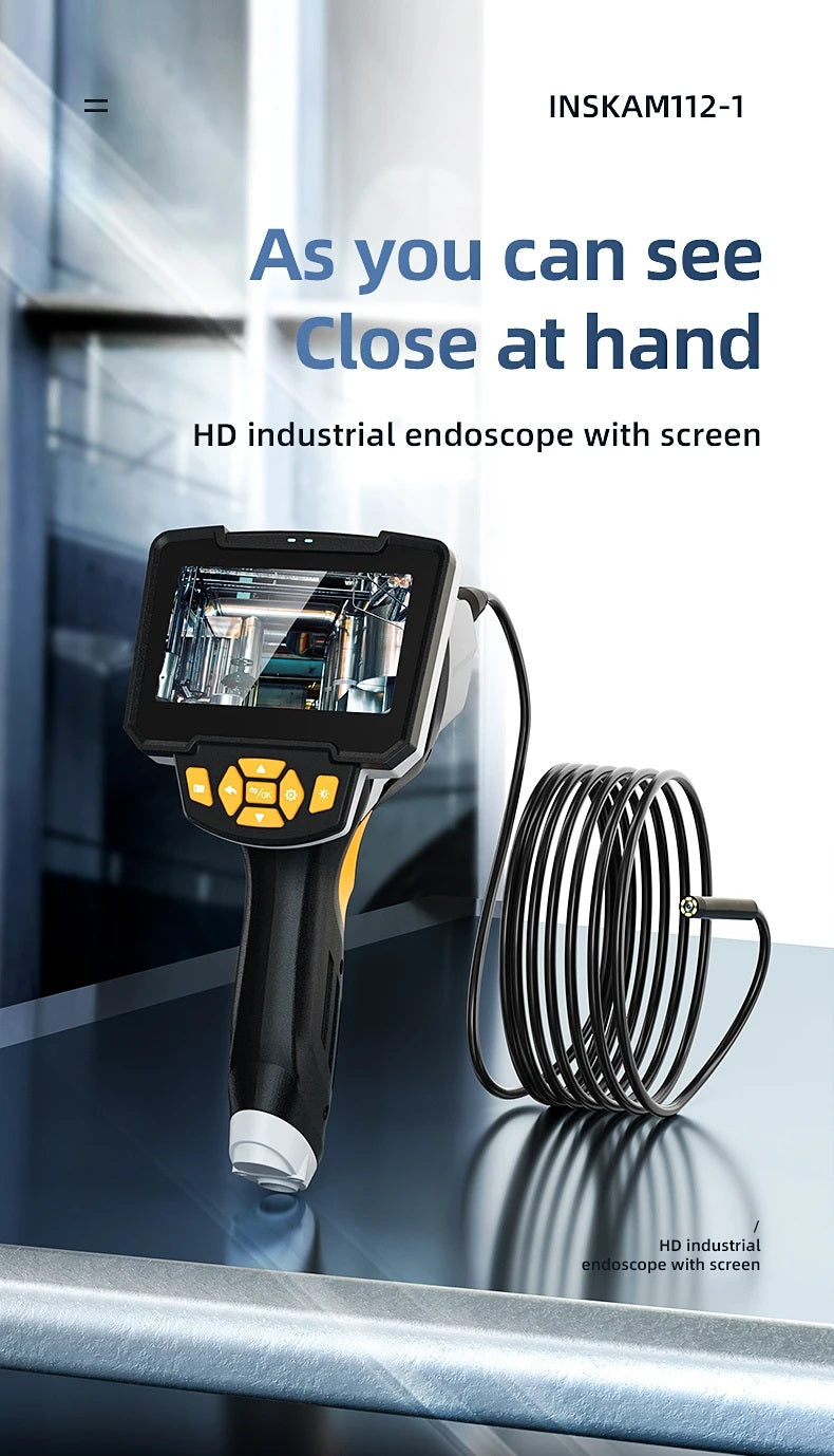 Inskam112-1 Handheld 5M Borescope with Hard Wire IP67 - Electromann SA