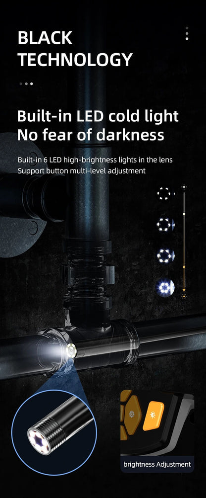 Inskam112-1 Handheld 5M Borescope with Hard Wire IP67 - Electromann SA