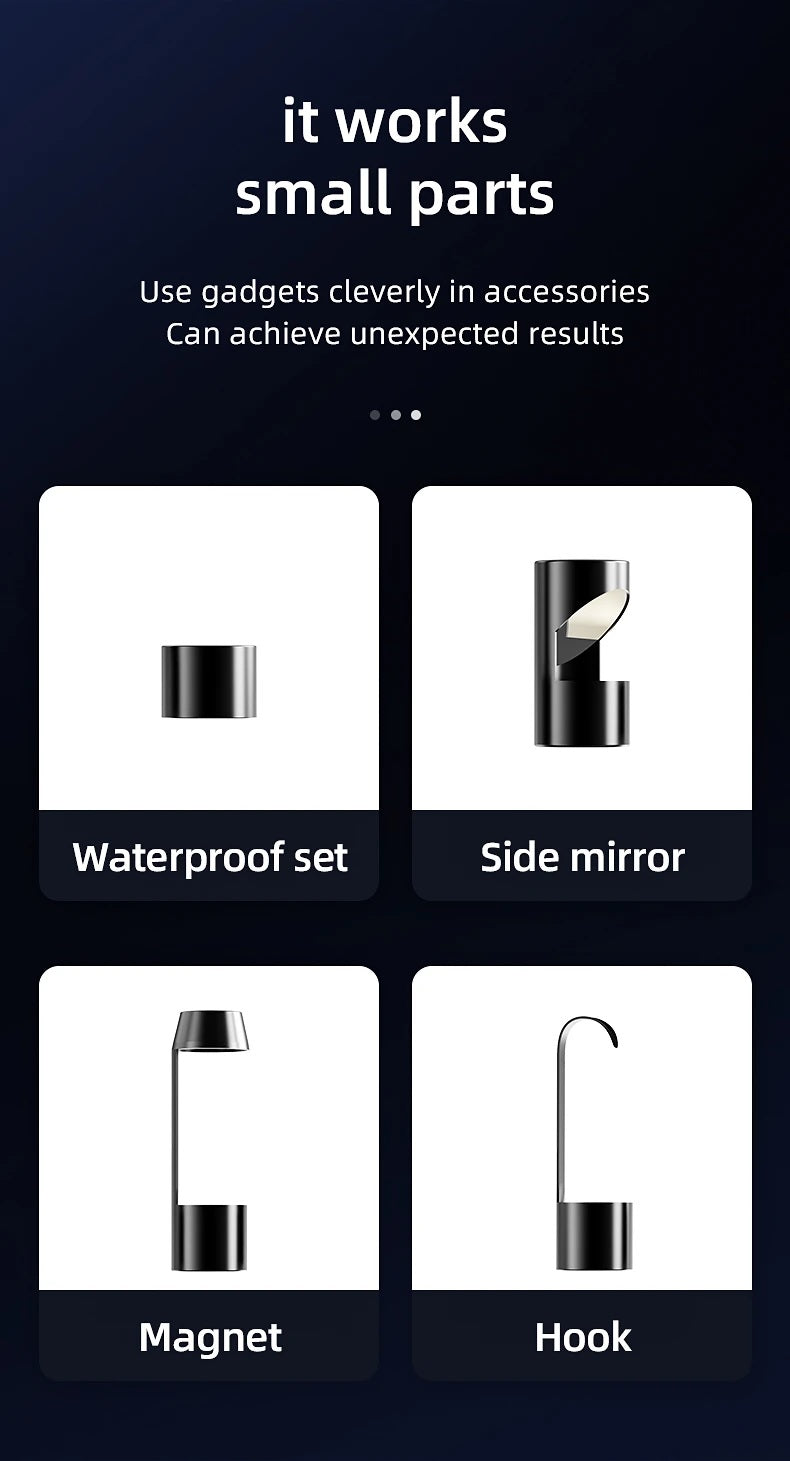 Inskam112-1 Handheld 5M Borescope with Hard Wire IP67 - Electromann SA