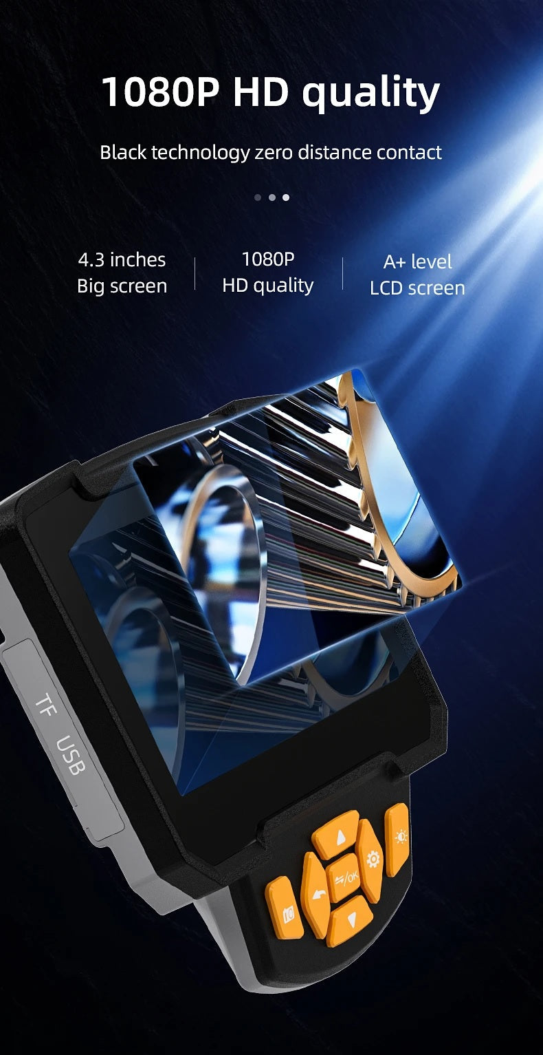 Inskam112-1 Handheld 5M Borescope with Hard Wire IP67 - Electromann SA