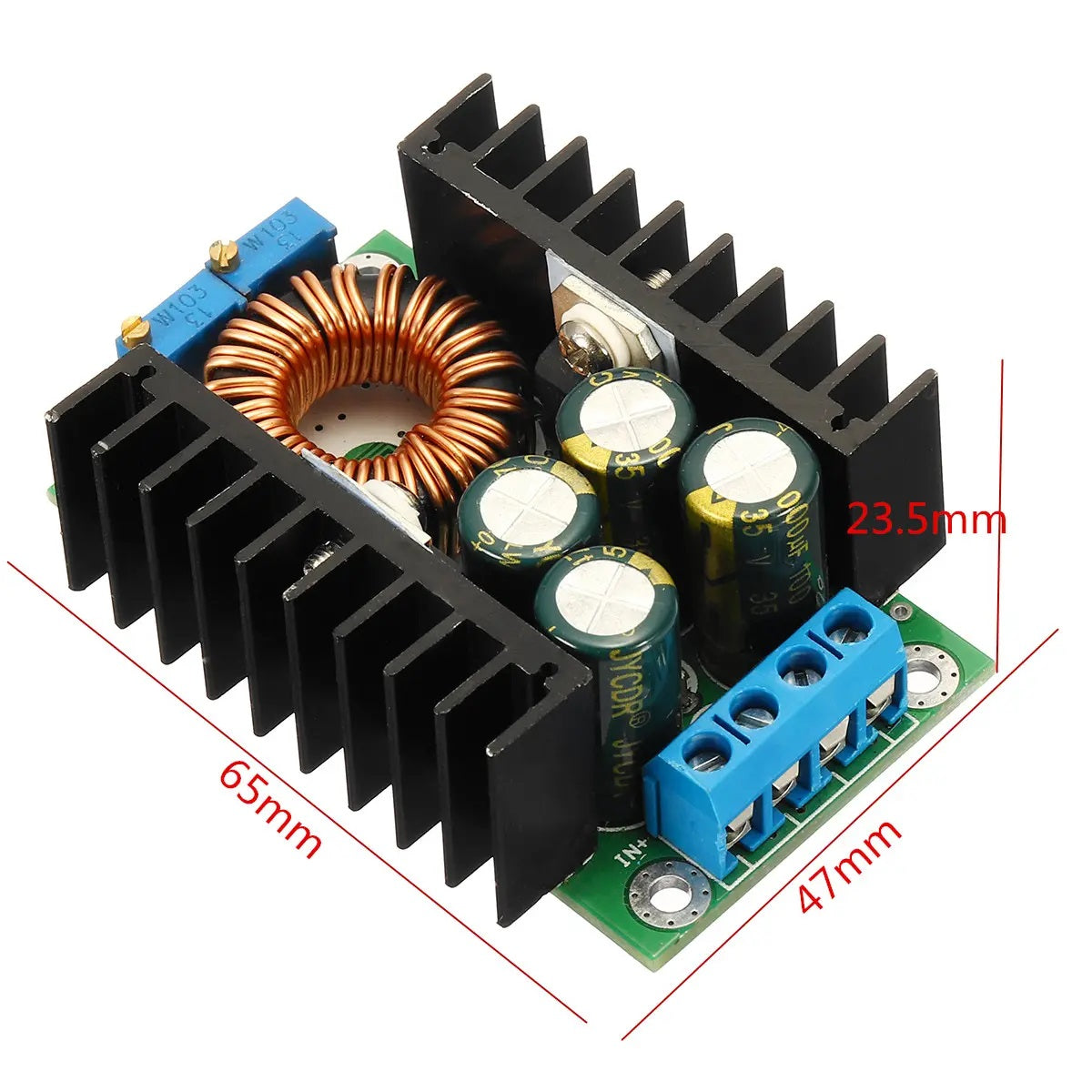 Buy DC-DC Buck Converter Step Down Power Supply Module 7-32V to 0.8-28V 12A - Efficient and Reliable Power Solution - Electromann SA
