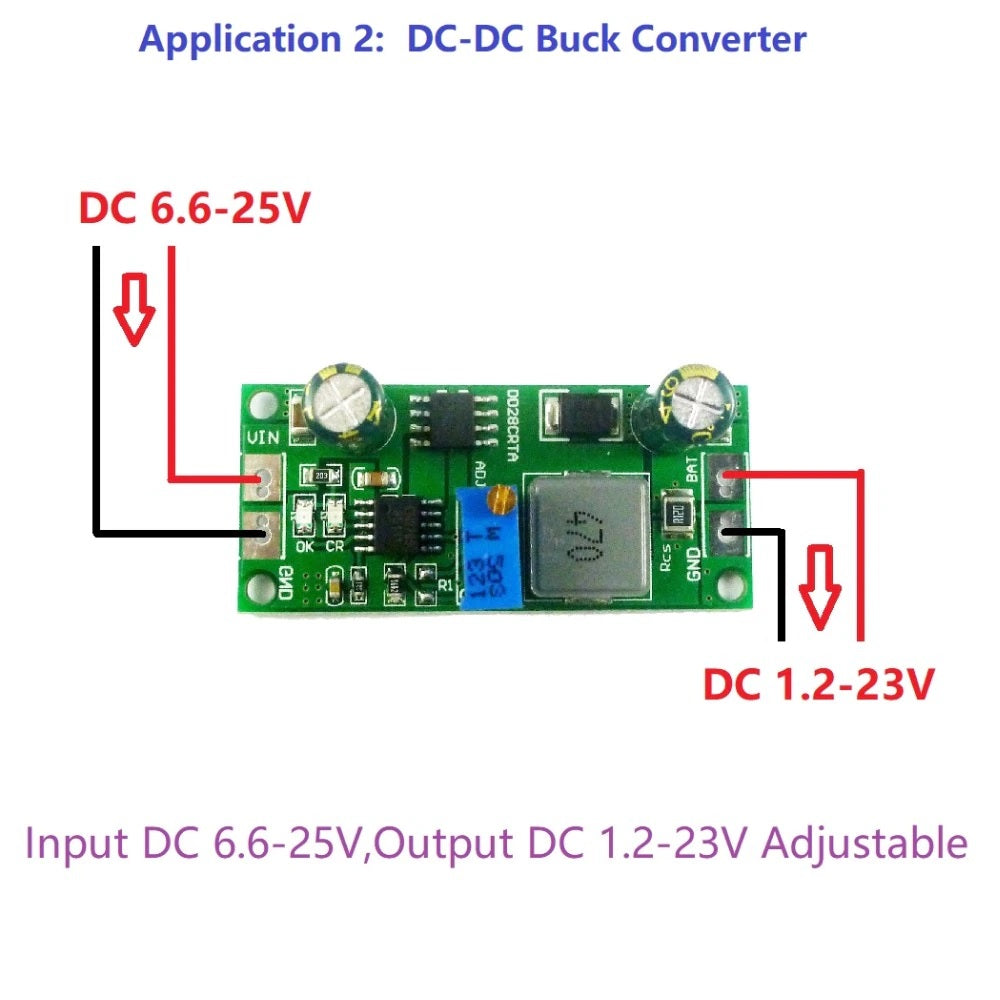 1A 3.2V 6.4V 9.6V 12.8V 16V 19.2V LiFePO4 Batterie Charger Charging Module - Electromann SA