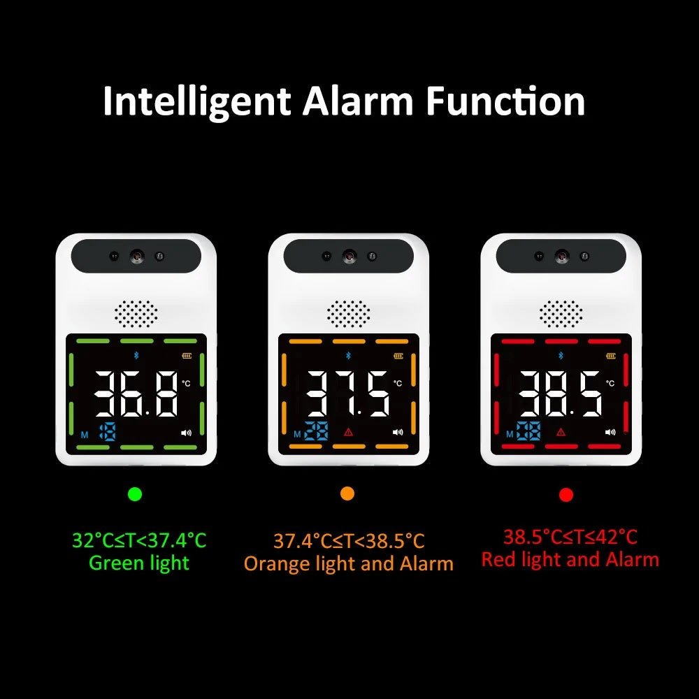 K88 Bluetooth Digital Infrared Wall-Mounted Thermometer - Electromann SA