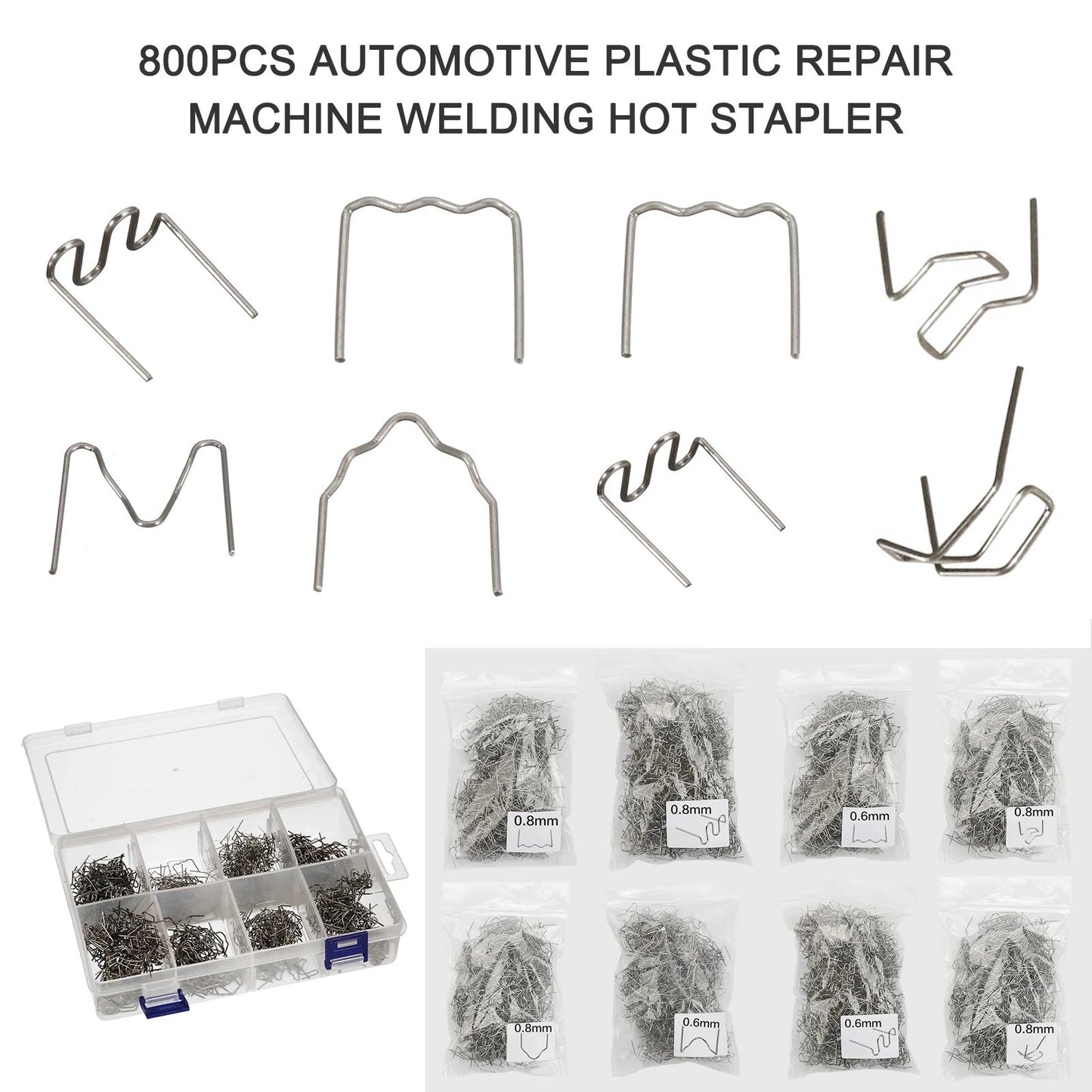 800PCS Hot Stapler Staples For Plastic Welding Machine - Electromann SA