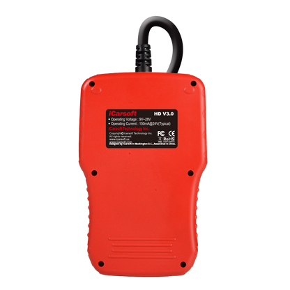 iCarsoft HD V3.0 for Heavy Duty Diagnostic Tool - Electromann SA