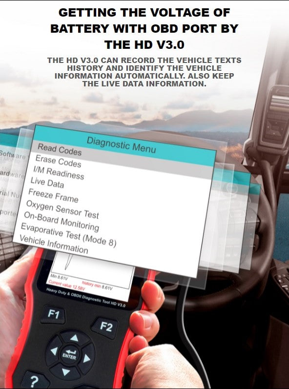 iCarsoft HD V3.0 for Heavy Duty Diagnostic Tool - Electromann SA