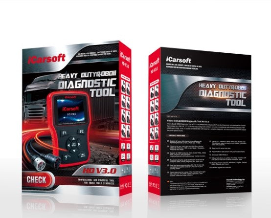 iCarsoft HD V3.0 for Heavy Duty Diagnostic Tool - Electromann SA