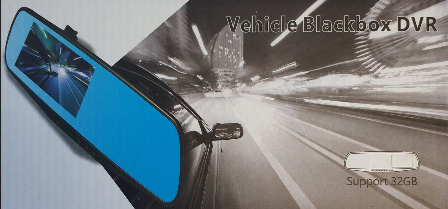 FONY 3.5Inch 720P Car Digital Video Recording Rearview Mirror - Electromann SA