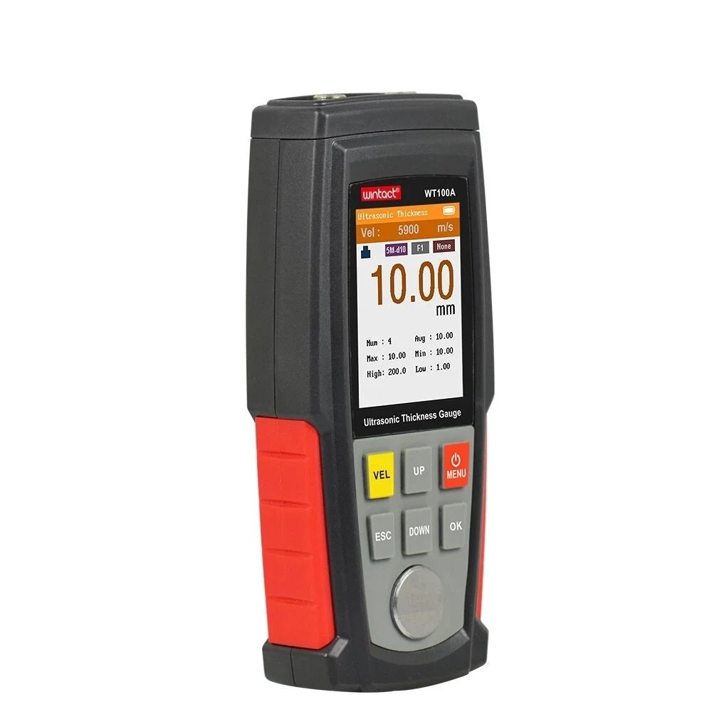 WINTACT WT100A 1.00～225.0mm Digital Ultrasonic Thickness Tester - Electromann SA