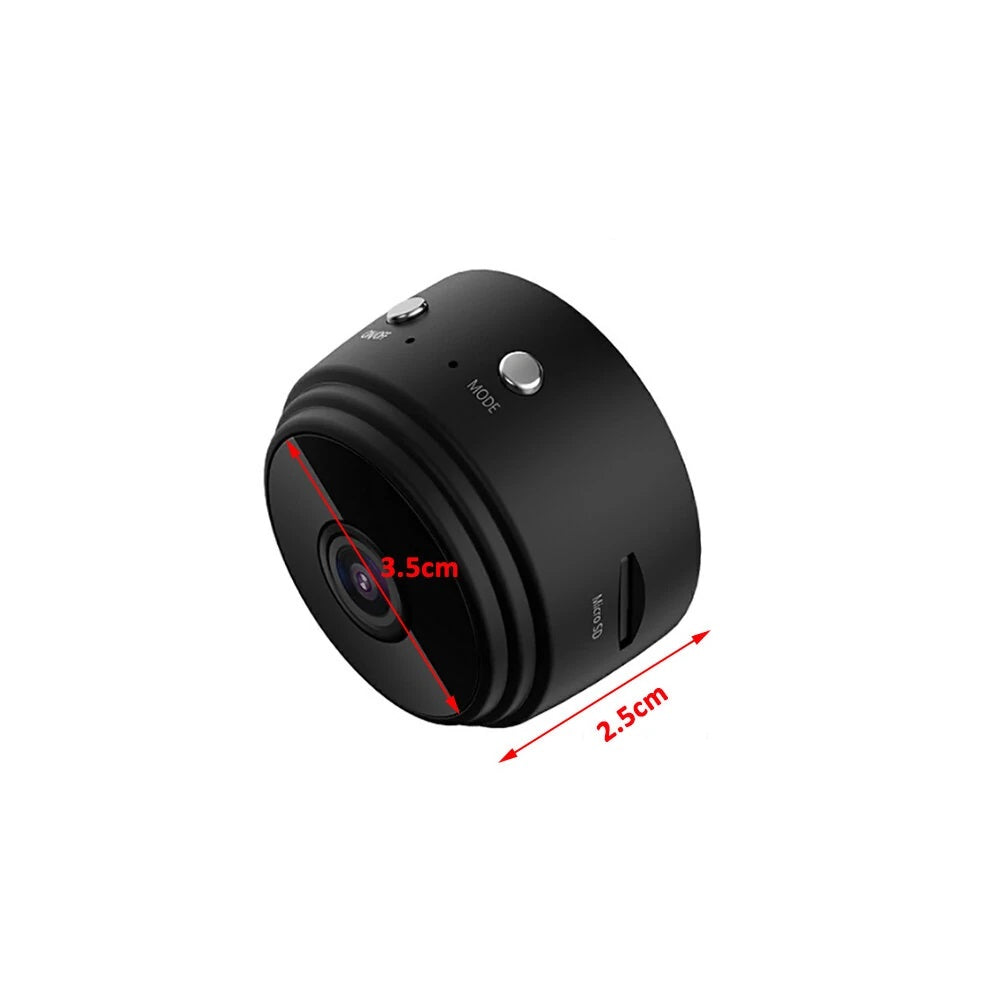 A9 1080P HD Mini Wireless WIFI IP Camera DVR - Compact and Versatile Surveillance Device with Remote Access and Night Vision - Electromann SA