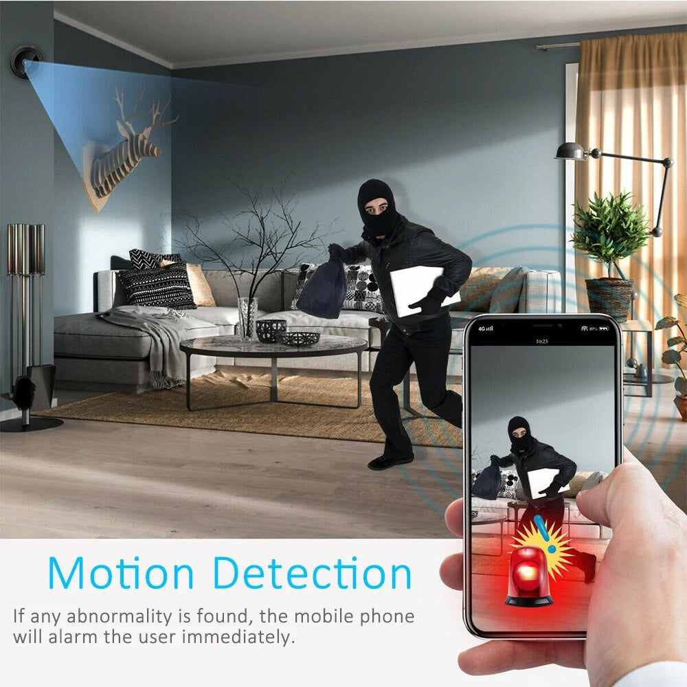 A9 1080P HD Mini Wireless WIFI IP Camera DVR - Compact and Versatile Surveillance Device with Remote Access and Night Vision - Electromann SA