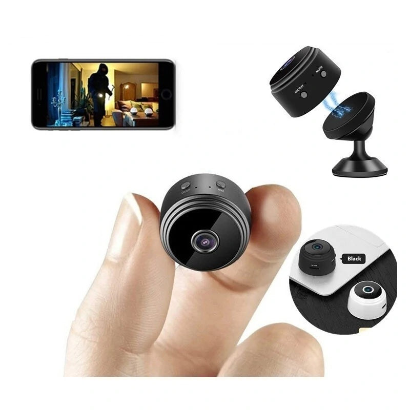 A9 1080P HD Mini Wireless WIFI IP Camera DVR - Compact and Versatile Surveillance Device with Remote Access and Night Vision - Electromann SA