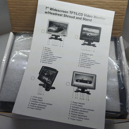 7 Inch Wired Rear View Parking Camera Kit - Electromann SA