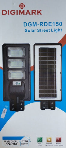 Digimark DGM-RDE150watt Solar Powered LED Street/Pole Light - Electromann SA