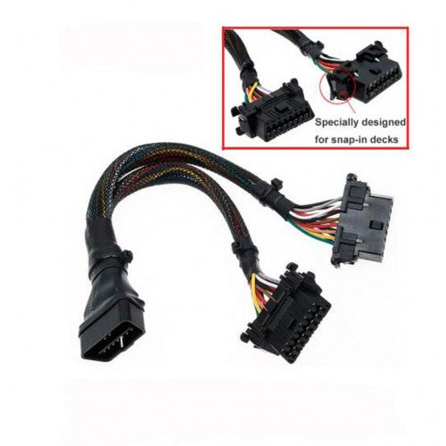 Military Line OBD2 2 In 1 Extension Cable 30CM - Electromann SA
