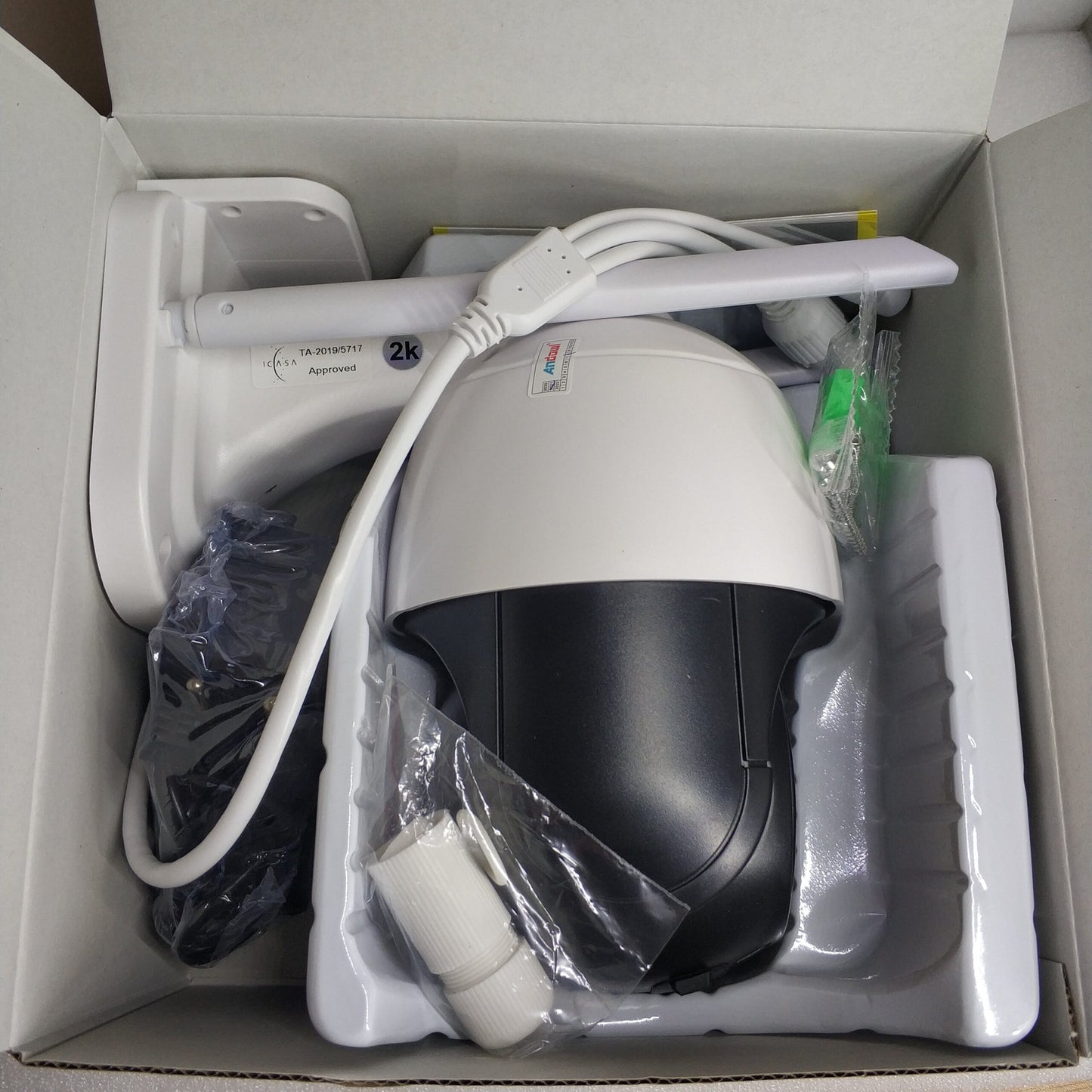 Andowl Q-S902 Wifi 2K HD Outdoor Panoramic Smart IP PTZ Camera - Electromann SA