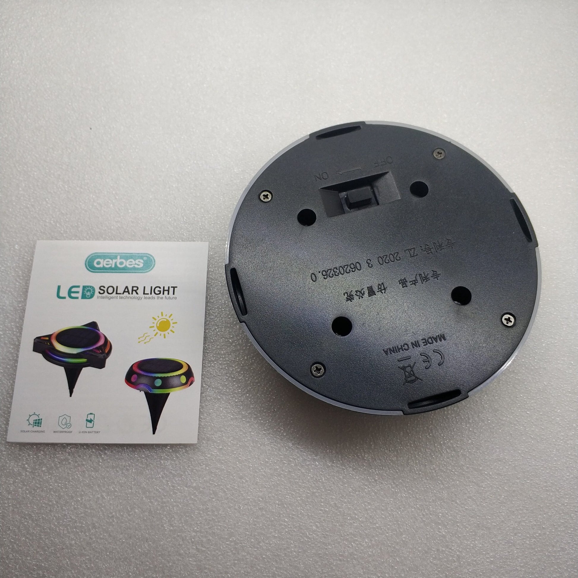 Aerbes AB-TA125 Solar Outdoor Ground LED light - Electromann SA