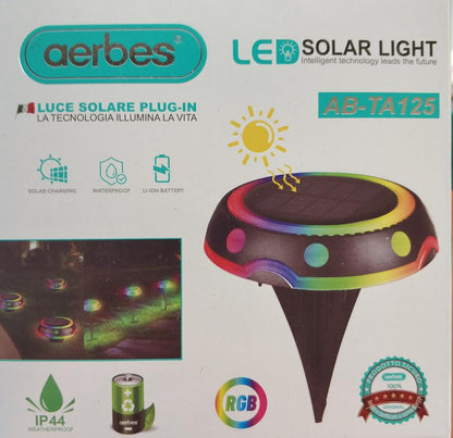 Aerbes AB-TA125 Solar Outdoor Ground LED light - Electromann SA