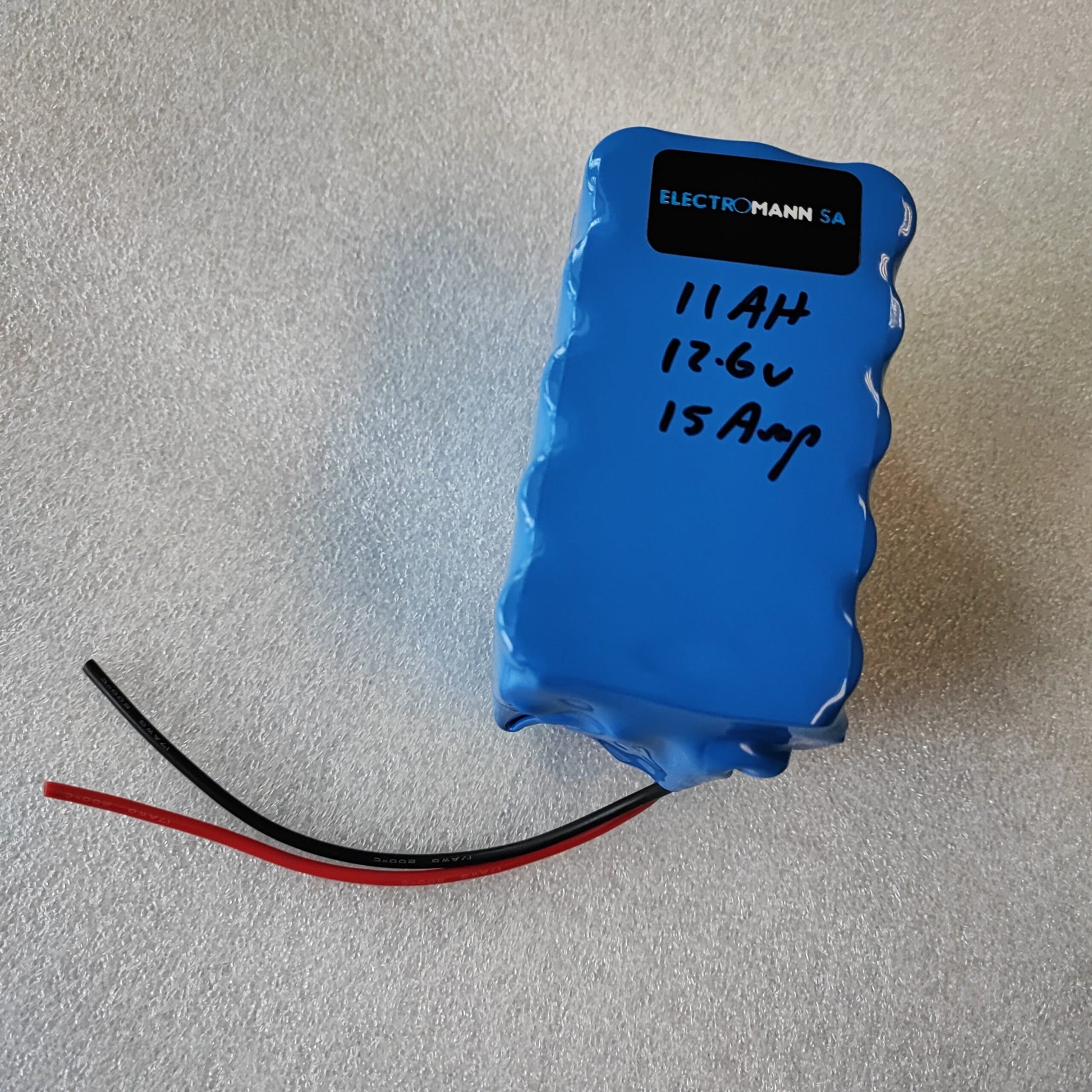 12.6v 11Ah Rechargeable Li-ion Battery Pack with BMS - Electromann SA