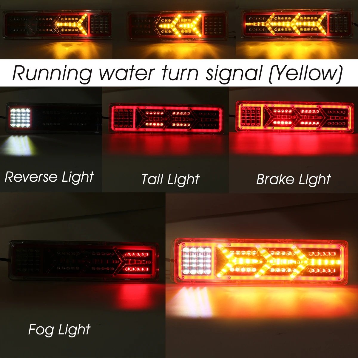 Buy the Best 1PC 12V LED Tail Light Kit for Trailers and Trucks - Improve Safety and Visibility - Electromann SA