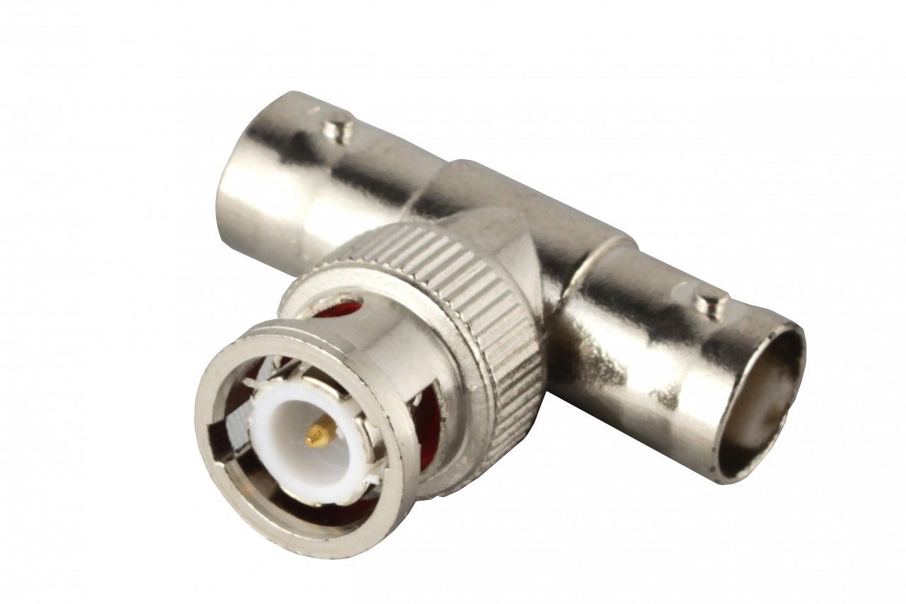 BULK SALE - Buy 10 get 1 FREE BNC T-Piece Splitter - Electromann SA